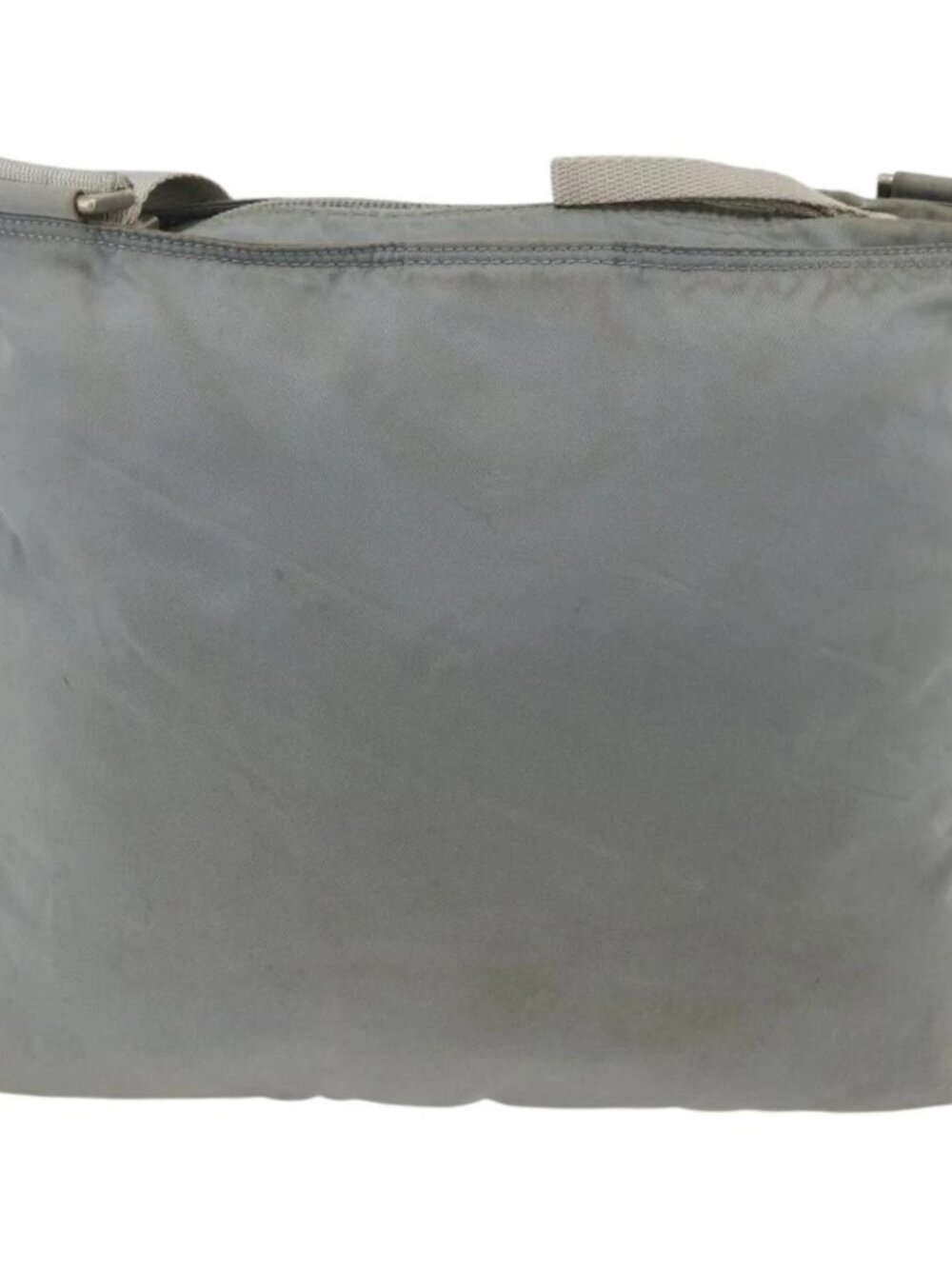 PRADA Shoulder Bag Nylon Gray Silver Auth - Picture 8 of 16